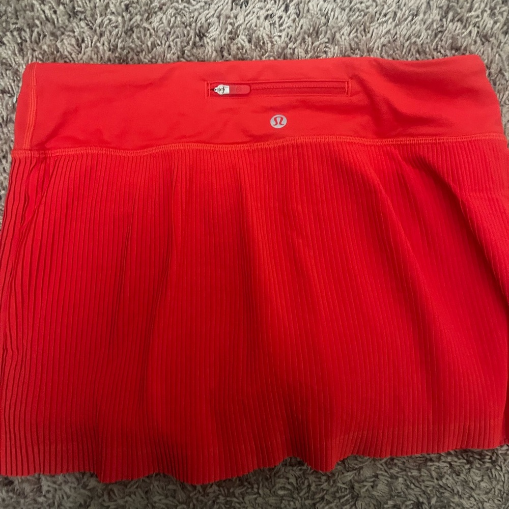 lululemon athletica Red Pleated Athletic Skirt - Picture 4 of 6